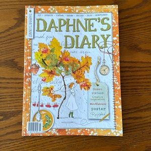 Daphne's Diary Number  7 2023 DIY Poster VINTAGE Stickers RECIPES Mindfullness